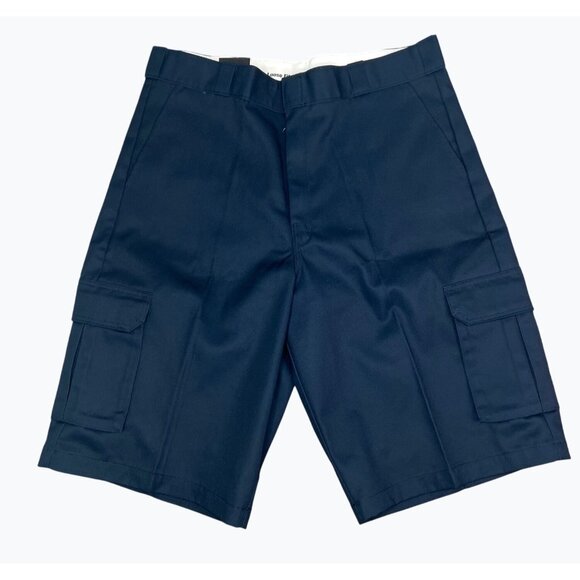 Dickies Mens Navy Blue Cargo Shorts Loose Fit For Casual Or Work Use Size 38 - Picture 5 of 14
